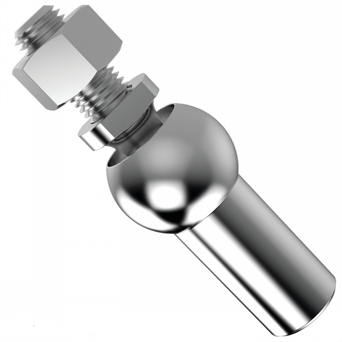 High Precision Custom Adjustable Axial Ball and Socket Joints with Threaded Stud and Nut