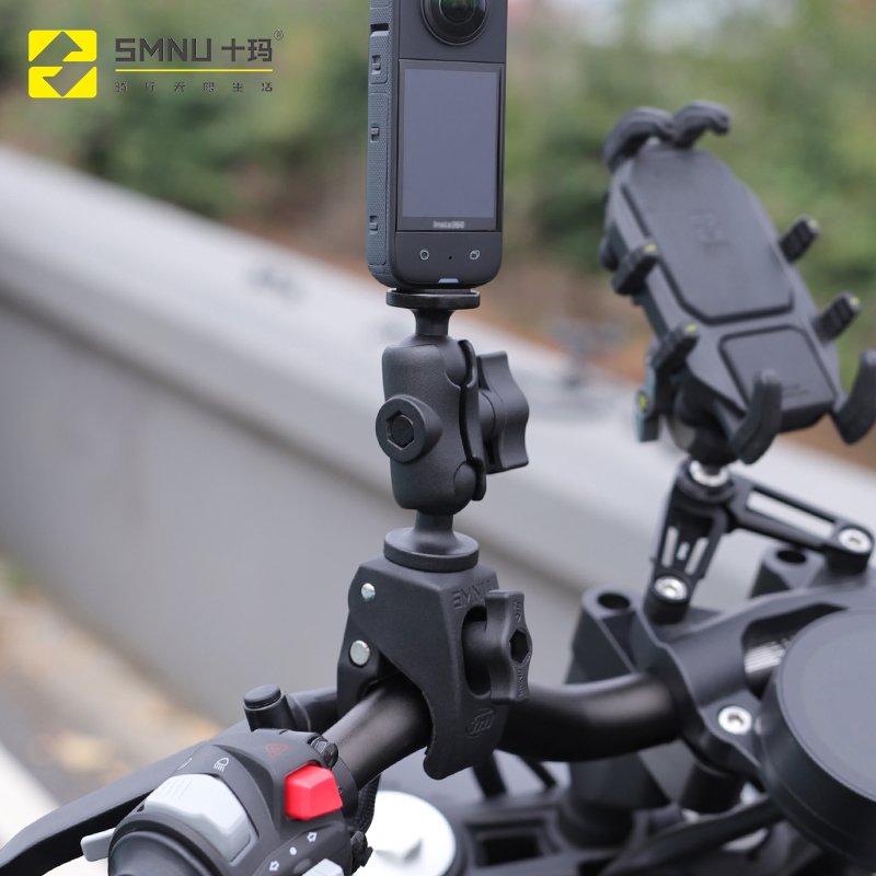 SMNU Super Clamp Ball Heads Adjustable Base for Motorcycle Handle Bar Phone Holder Atv Mtb Phone Mount