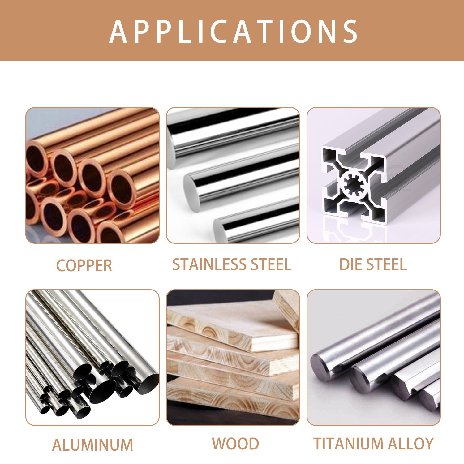 Cheap Price HRC55 6 mm Durable 4F Flat Flutes CNC Custom Router Bits Tools Ball Nose End Mills Tungsten Carbide Milling Cutters