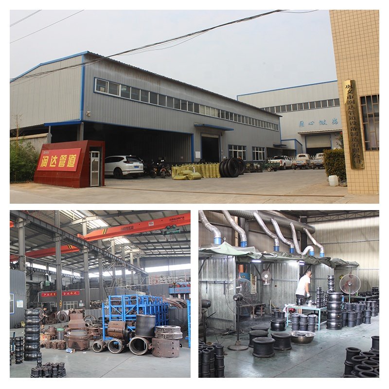 Customizable Big Size Metal Steel Flange Vulcanized Ball Resistant Flex Expans Connector Pump And Valve Expansion Joint Rubber