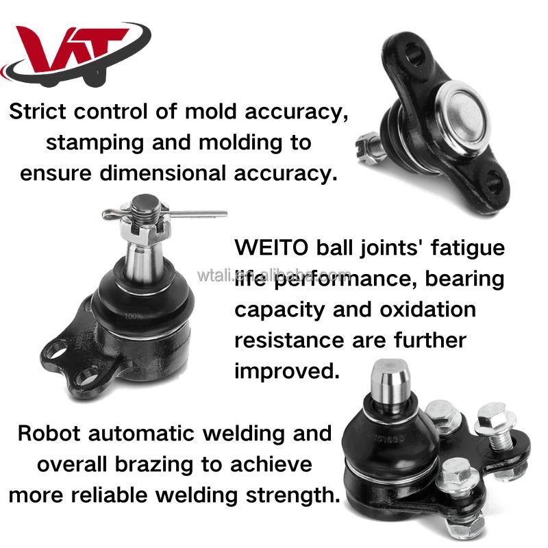 Oem K7460 Front Upper Lower Ball Joints for Dodge Ram 2500 3500 8 Lugs 2006 2007 2008