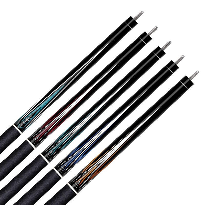 TQG-LC-081-2 Play Cue Factory Custom Pool Cue Stick 1/2 Split 12.5mm Maple Butt Designs Stainless Joint Butt Billiards Cue
