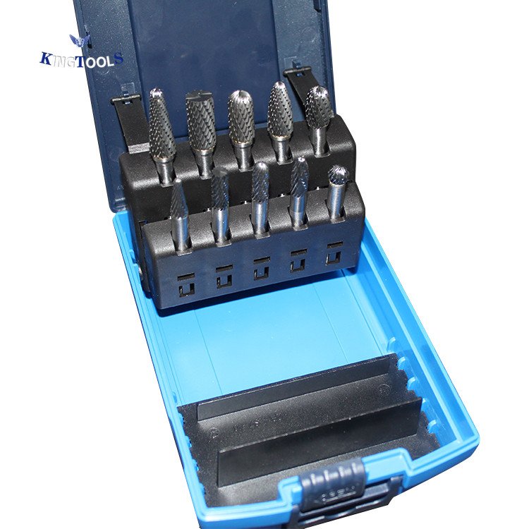 Support Custom Design 1/4" Ball Shape Cutting Tools Tungsten Carbide Rotary Burr Set