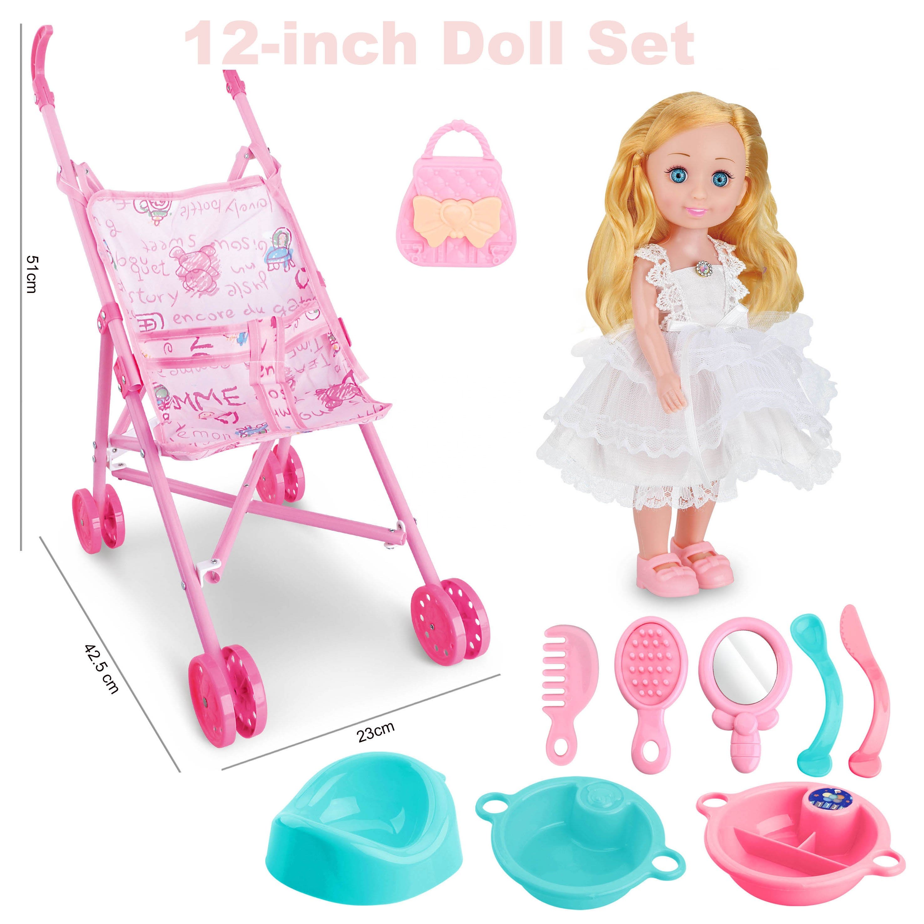 High Quality 31cm Jointed Dolls Beautiful Clothes Lifelike Fashion Doll Toys for Girls