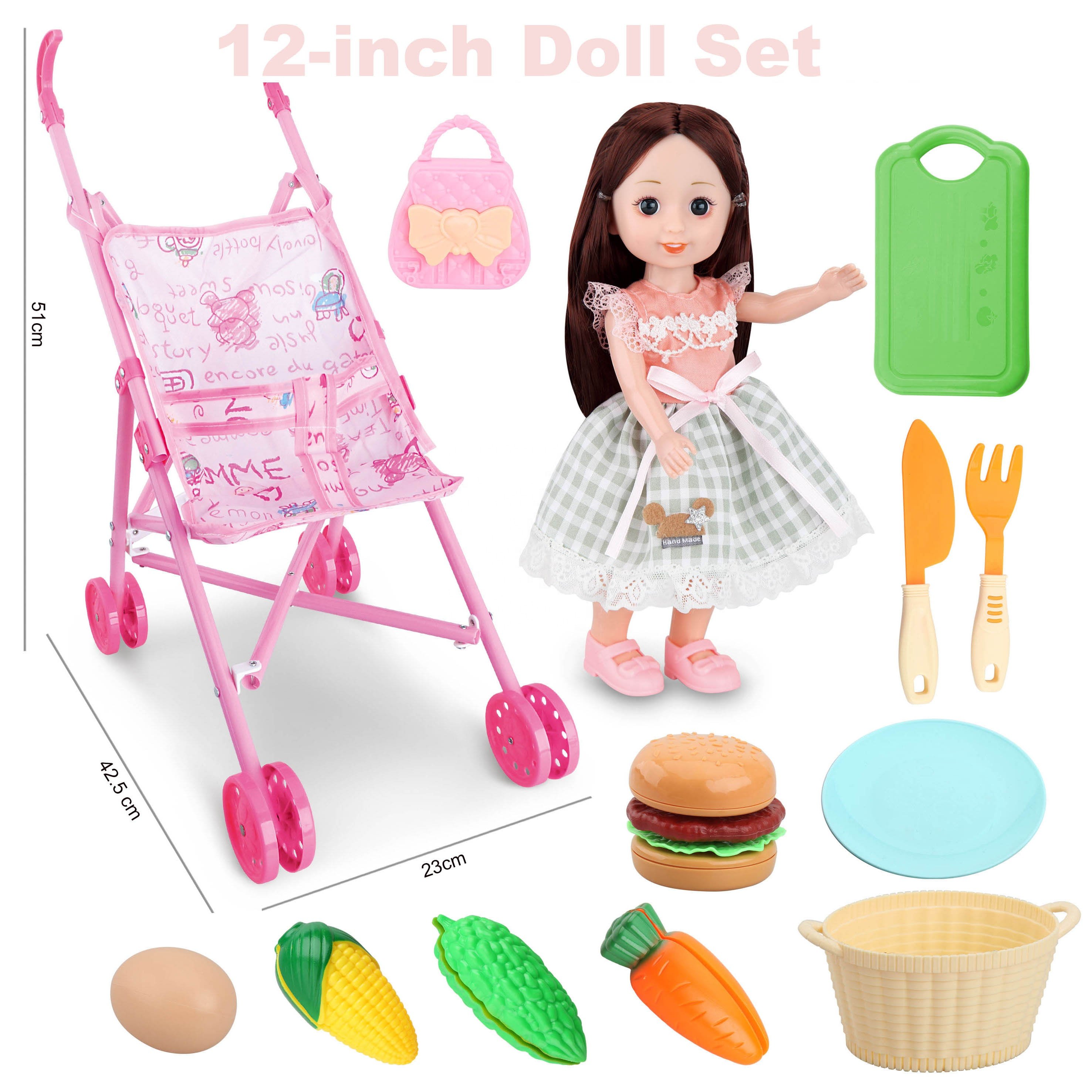 High Quality 31cm Jointed Dolls Beautiful Clothes Lifelike Fashion Doll Toys for Girls