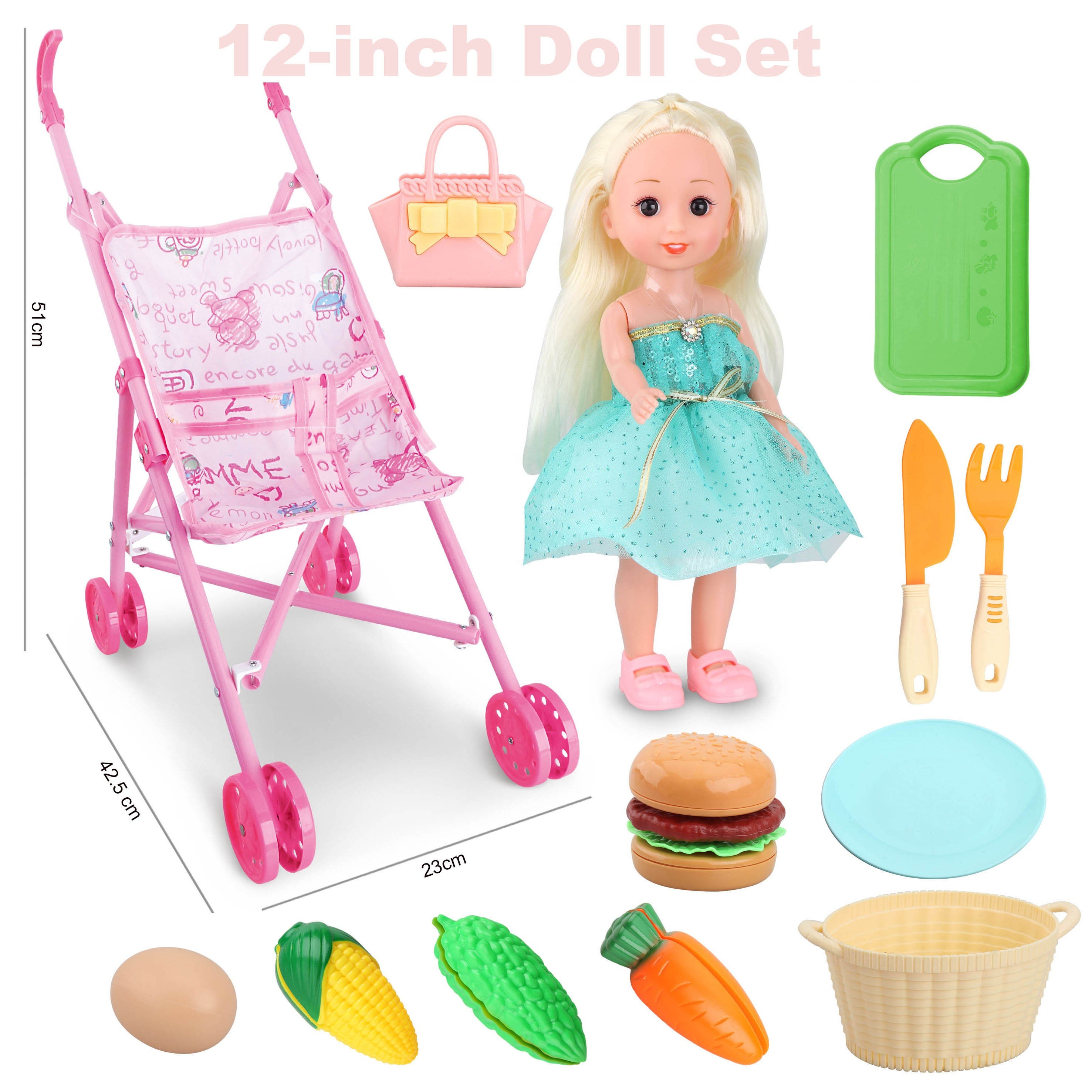 High Quality 31cm Jointed Dolls Beautiful Clothes Lifelike Fashion Doll Toys for Girls
