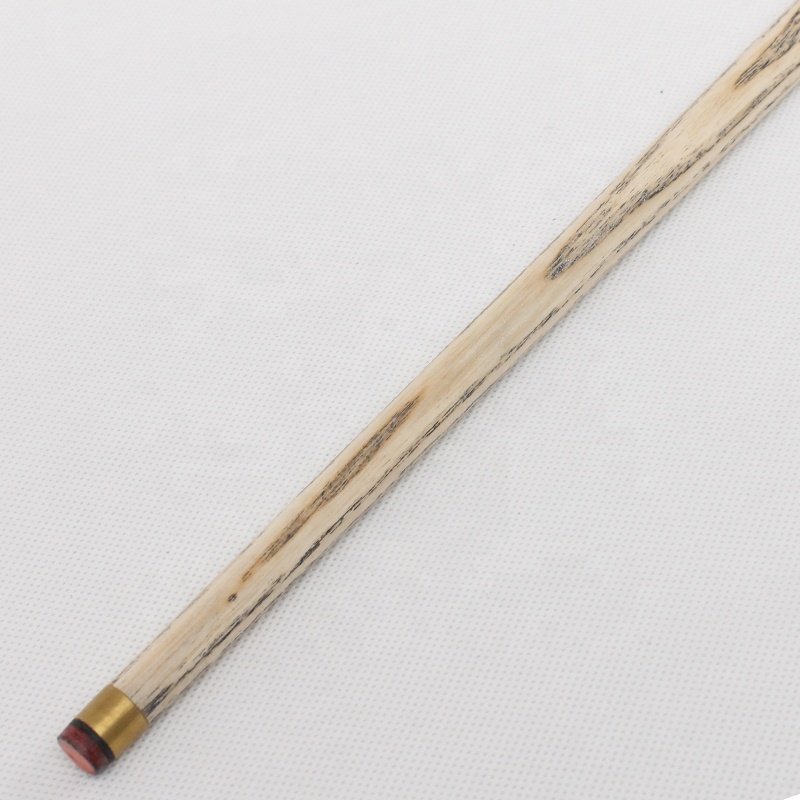 TQG-JX-056 White Wax Wood Tip Snooker Cue 10mm Single Billiards Cue 57 Inch Hot Selling Item Dyed Ebony Brass Ash Wood Pool