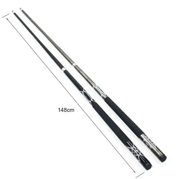 58Inches 12MM Tip Billiard 1/2 Carbon Pool Cue 19-21oz for Sale