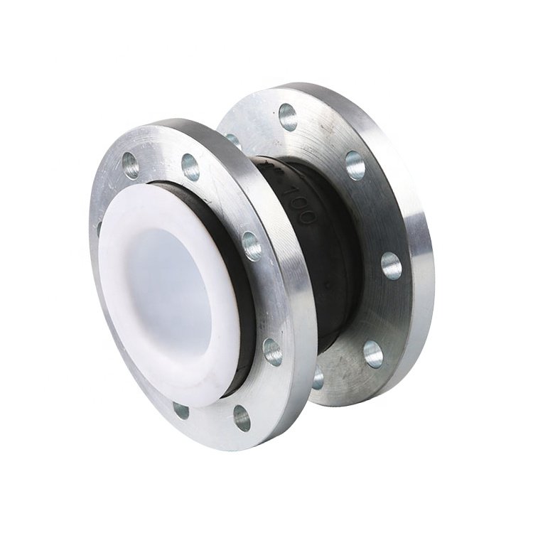 Dn100 Dn150 High Temperature Strong Acid and Alkali Resistance Single Ball Flexible Pipe Ptfe Rubber Expansion Joint