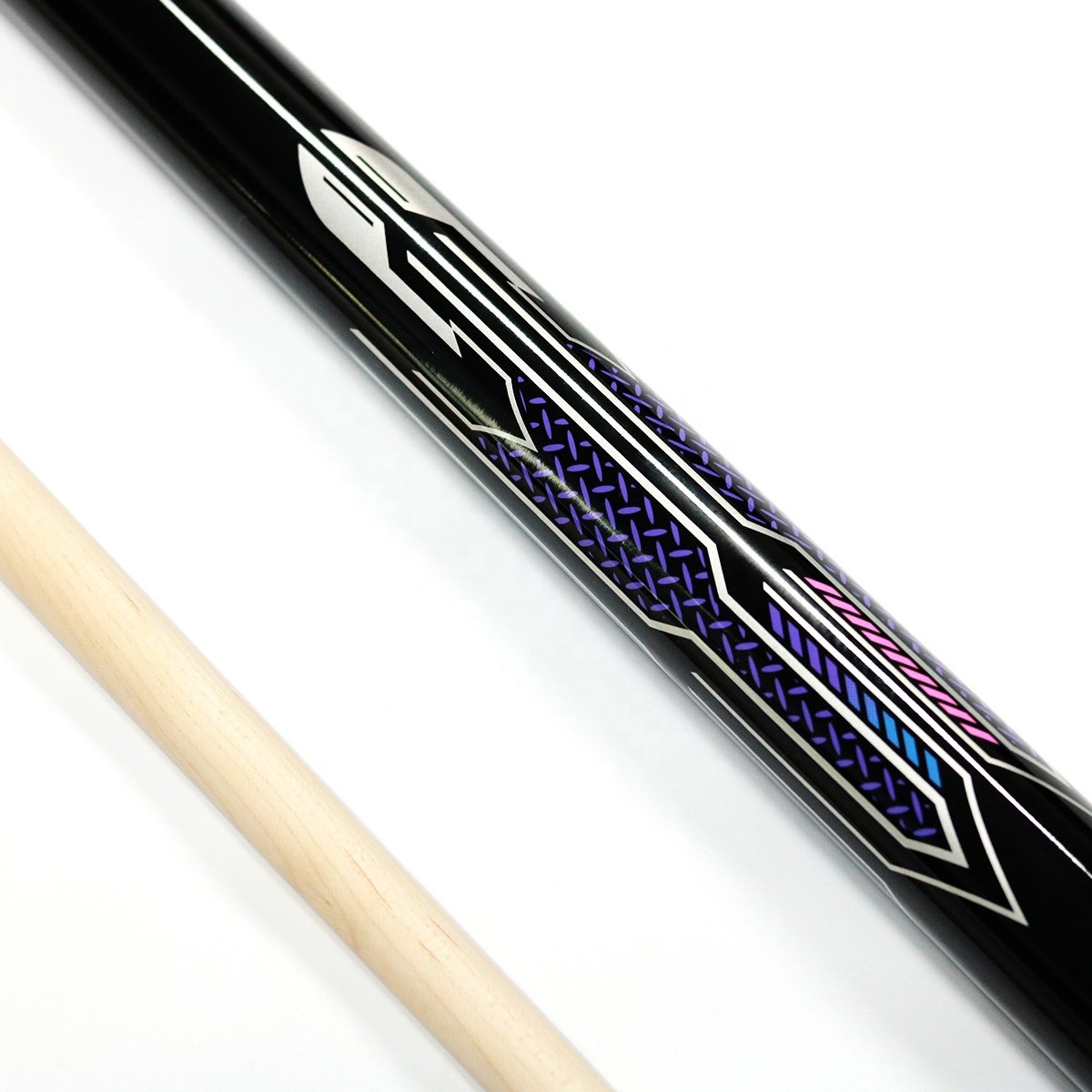 58inch 12.5mm 1/2-pc Canada Maple Wood Fast Joint Nine-ball Pool Billiard Cue Stick