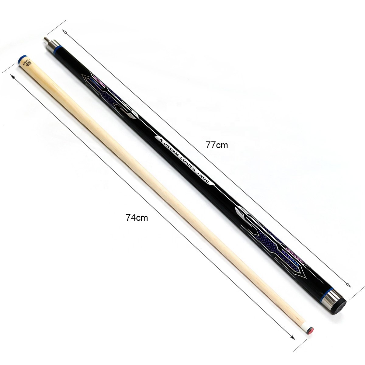 58inch 12.5mm 1/2-pc Canada Maple Wood Fast Joint Nine-ball Pool Billiard Cue Stick