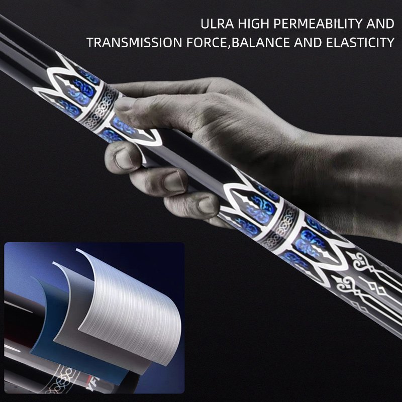 Carbon Fiber Shaft Pool Cue Stick Professional Billiards Taco De Billar 12.5mm Tip Billiard Cue