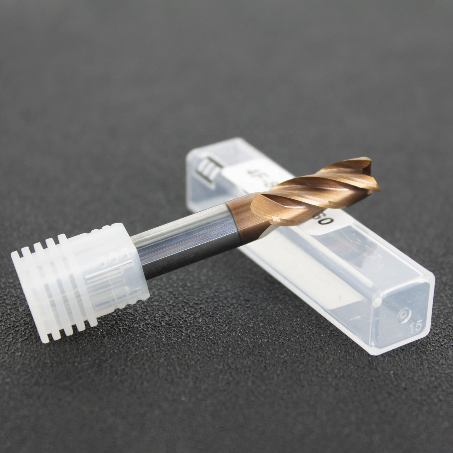 Solid Hrc 45 50 55 Carbide End Mill Cnc Cutter Tool Safety Milling Cutter Router Bits Square Face End Mills for Metal