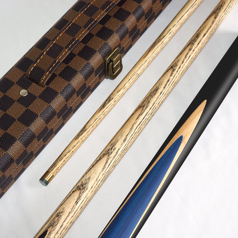 Factory Customised 19oz 20oz Ash Solid Wood Snooker Cue 10mm Handmade Universal Pool Cues Shafts for Pool Clubs Without case