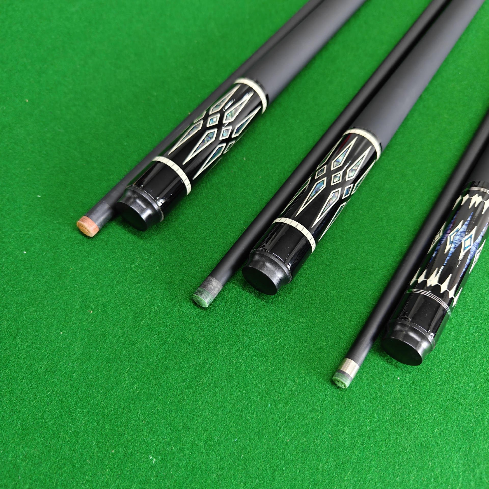 Popular 1/2 Split Billiard Punch Cue 13Mm Tip Highly Accurate Graphite Carbon Fiber Pool Cue Sticks