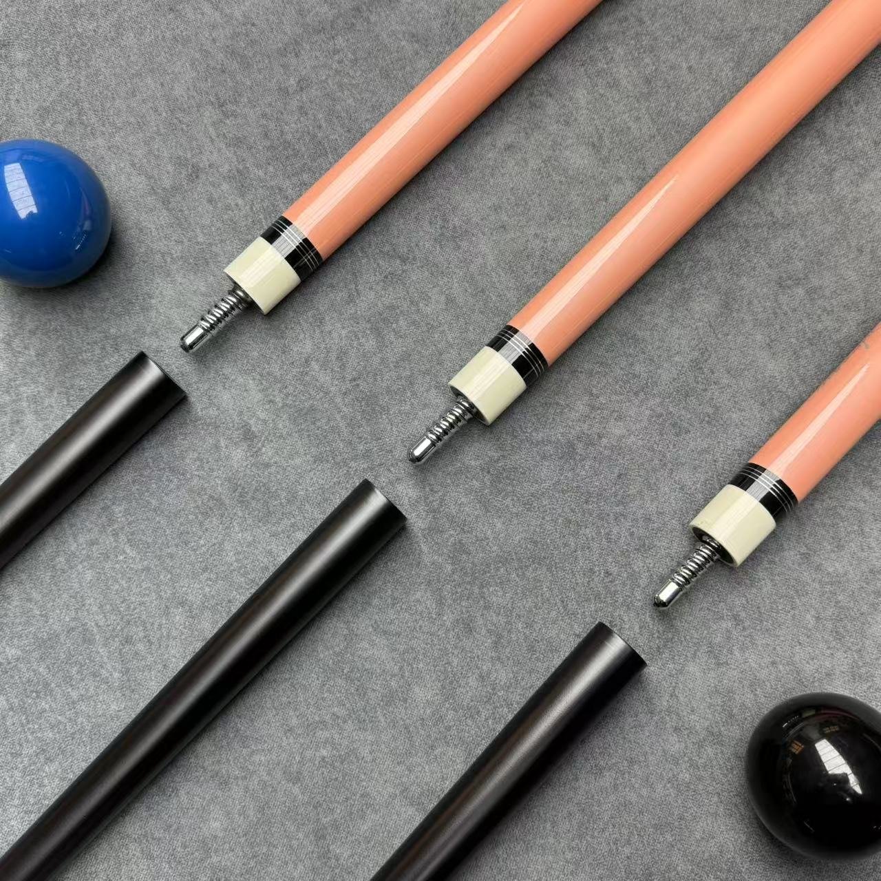 Growsport Customized Private Brand Logo Pool Stick Pu Leather Anti Slip Grip Graphite Paint Maple Billiard Cue Professional