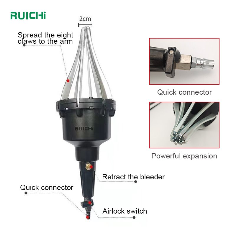Air Operated CV Joint Boot Expanding Tool Driveshaft Pneumatic Outer Ball Cage Dust Cover Expander