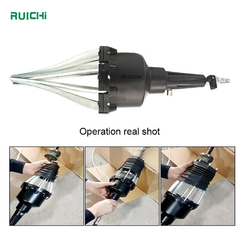 Air Operated CV Joint Boot Expanding Tool Driveshaft Pneumatic Outer Ball Cage Dust Cover Expander
