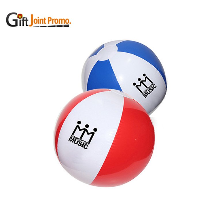 Top Quality Printed Advertising Summer Toy Customizable 36 24 Inch PVC Beach Ball Inflatable Toy Balls