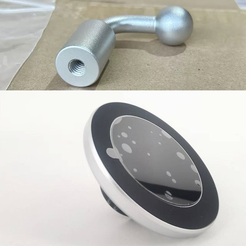 Custom Black Silver Color Magnetic Tripod Mount Adapter 360 Degree Rotation Tripods Phone Holder Clip Attachment for Golf Stick
