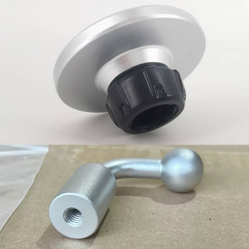 Custom Black Silver Color Magnetic Tripod Mount Adapter 360 Degree Rotation Tripods Phone Holder Clip Attachment for Golf Stick