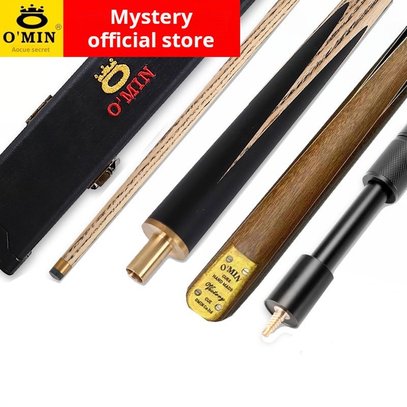 O'MIN Mystery Winner Billiard Cue 9.5 Small Head Snooker Cue 3/4 Split 10mm Black Eight Billiard bar