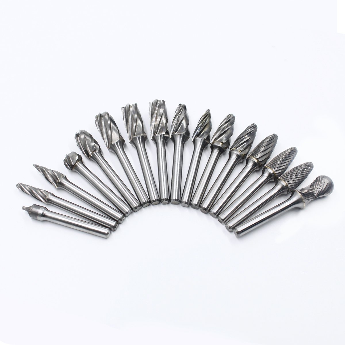 Long Shank 10 Pieces of Tungsten Carbide Burr 1/4 Inch Tool Long Drill Bit for Metal Grinding Carbide Burr Manufacturer