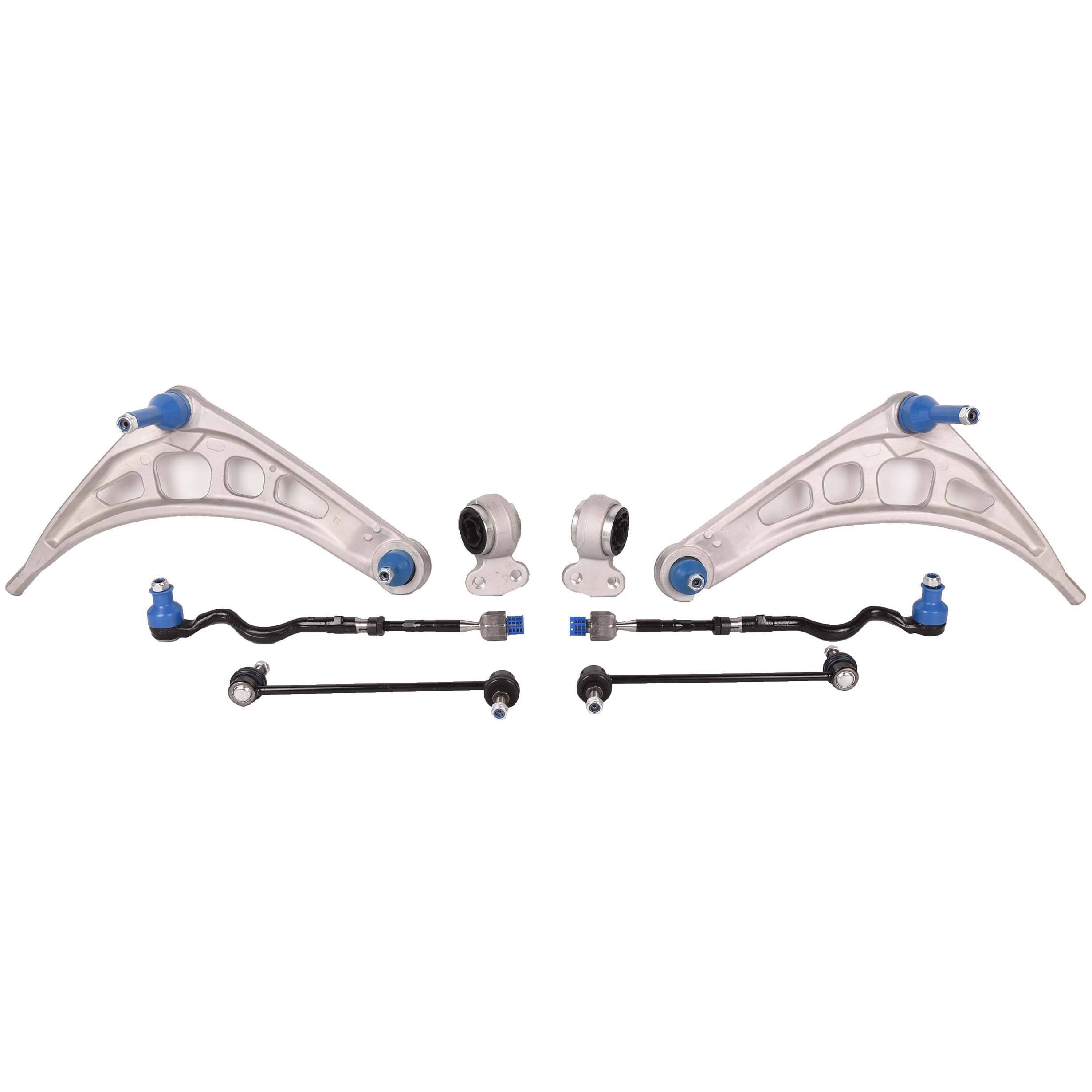 FREE SHIPPING 8Pcs Front Control Arms Ball Joint Suspension Kit for BMW E46 323i 325i 328i Z4