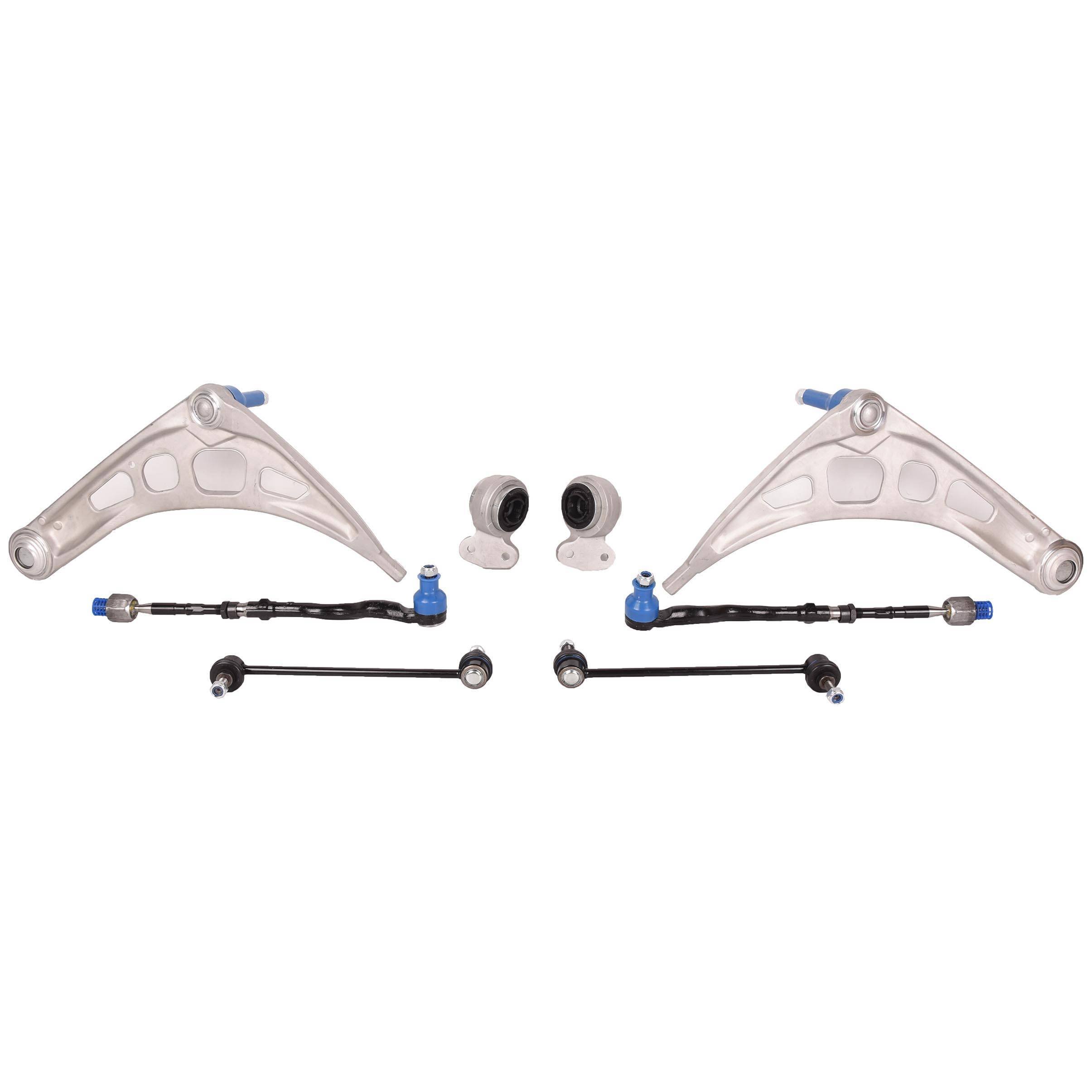 FREE SHIPPING 8Pcs Front Control Arms Ball Joint Suspension Kit for BMW E46 323i 325i 328i Z4
