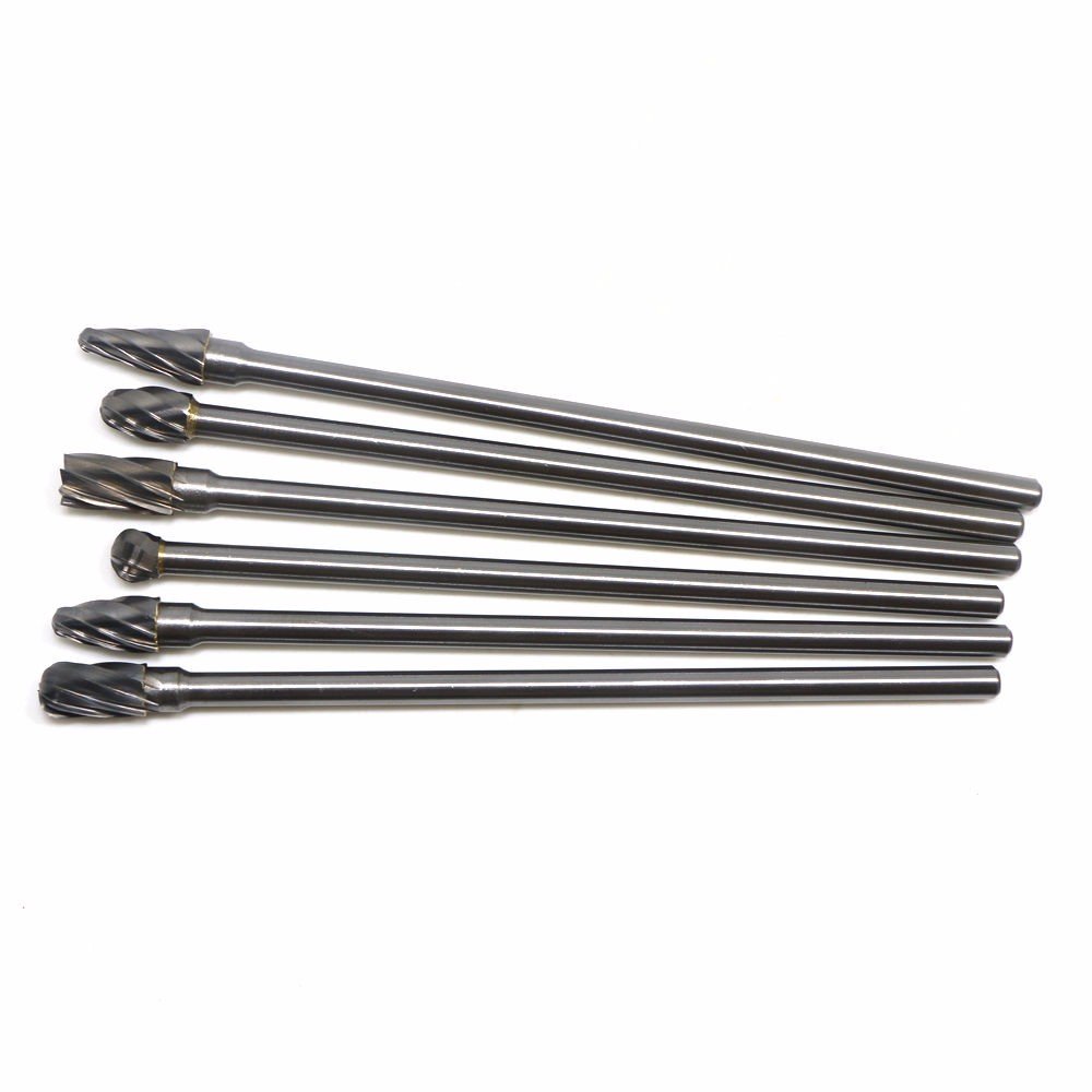Tungsten Carbide Rotary Burr Set for Grinder Drill Aluma Tooth Cut Dental Carbide Burr Bit Aluminum Burr