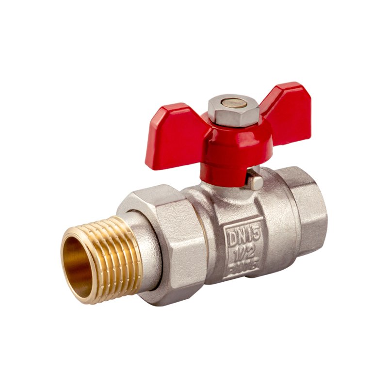 TMOK High Quality 1/2" 3/4" 1" Inch PN16 Loose Joint Brass Ball Valve With Union 2 PIECES CONNECTOR