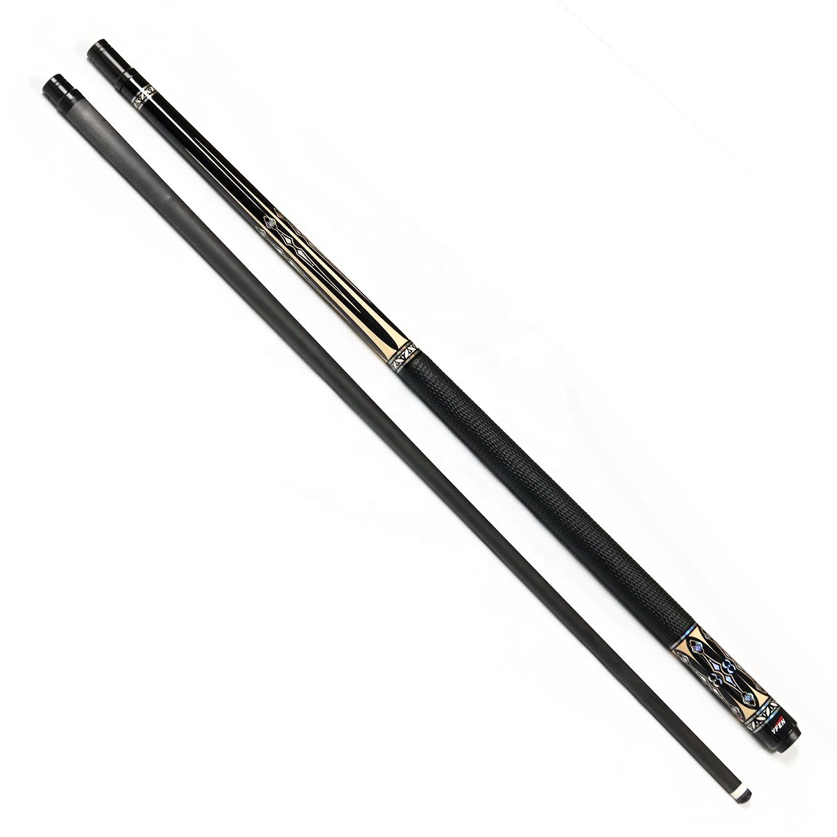 High Quality Yfen Carbon Fiber Shaft Maple Butt 11.5mm 12.5mm 1/2 Billiard Pool Cue With Extension