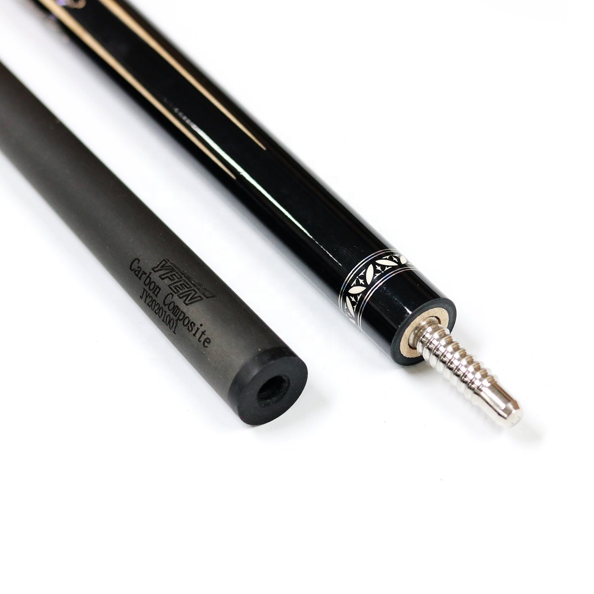 High Quality Yfen Carbon Fiber Shaft Maple Butt 11.5mm 12.5mm 1/2 Billiard Pool Cue With Extension