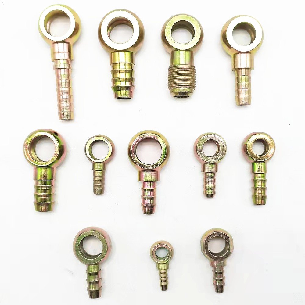 Hydraulic Pipe Metric Banjo Fittings Ball Joints for Fluid Transfer