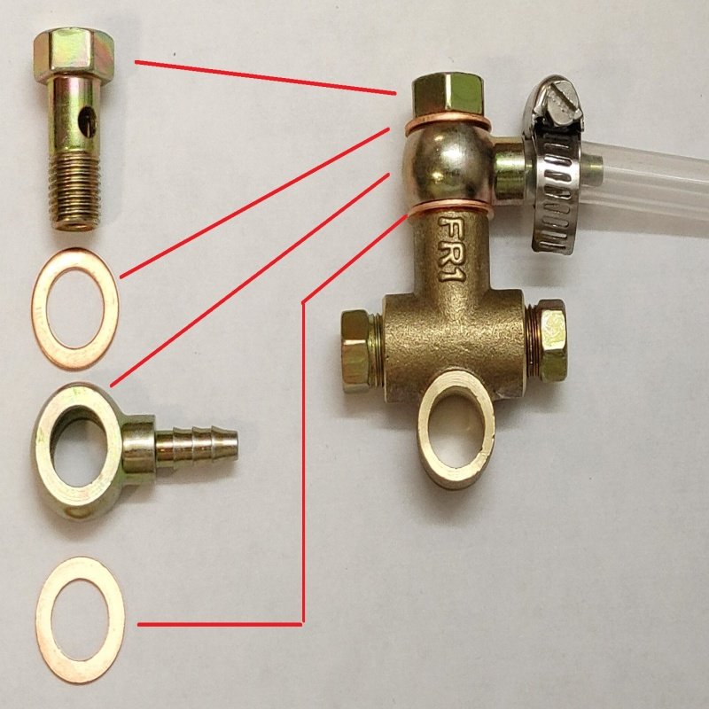 Hydraulic Pipe Metric Banjo Fittings Ball Joints for Fluid Transfer