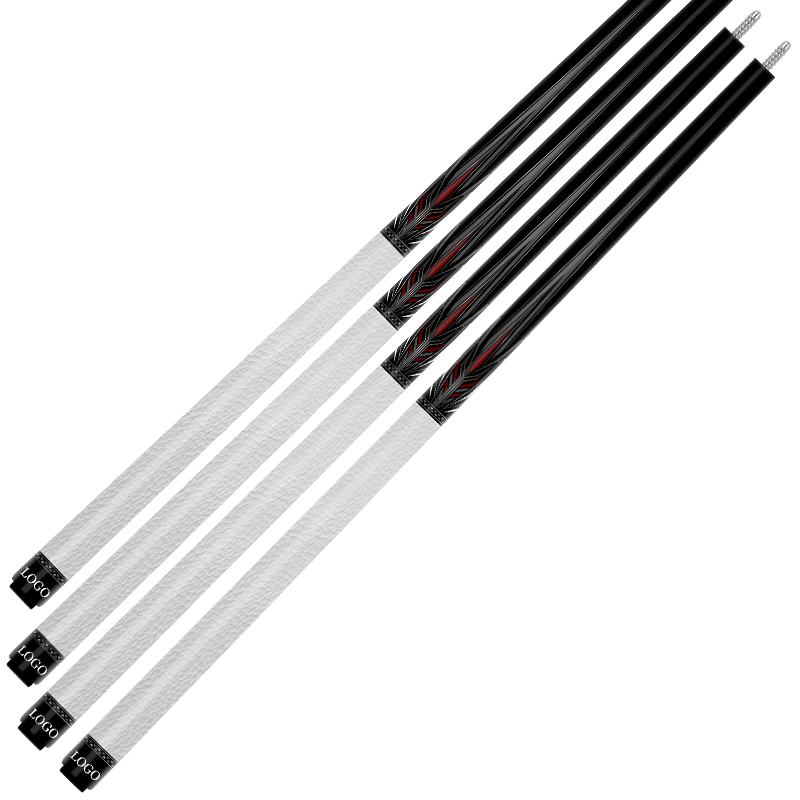 TQG-LC-C18 Billiards Cue 1/2 Split 12..5mm Maple Butt with Multiple Snooker Joint and Marking Carbon Fiber Pool Cue