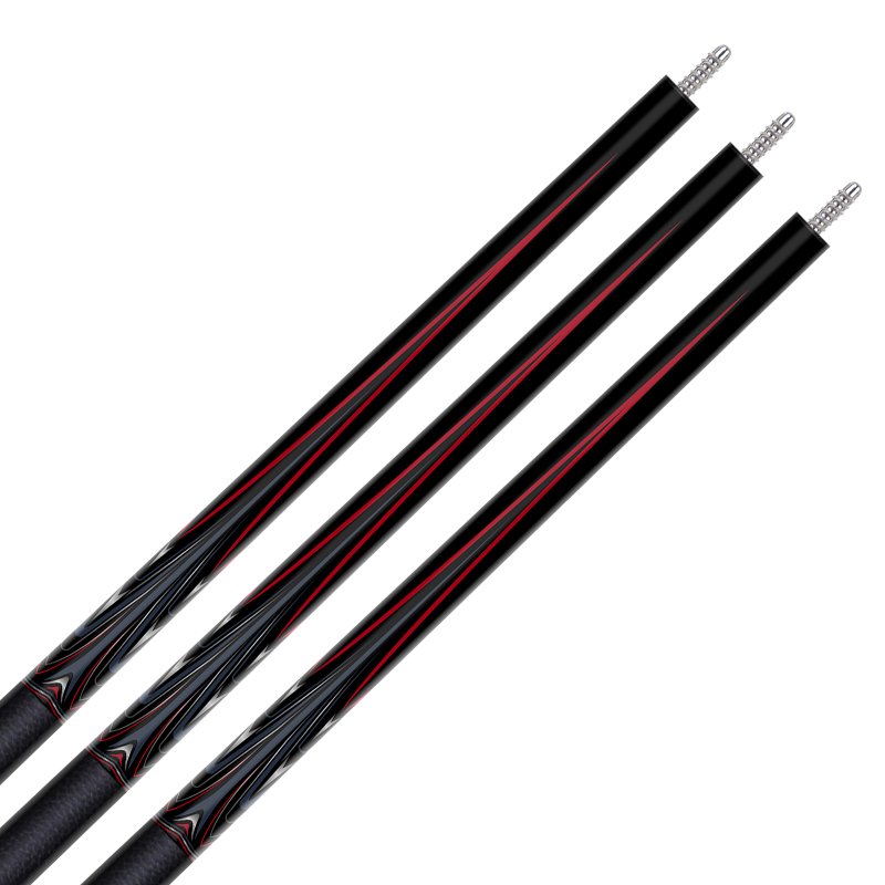 TQG-LC-088 Billiards Cue 1/2 Split 12..5mm Maple Butt with Multiple Snooker Joint and Marking Carbon Fiber Pool Cue