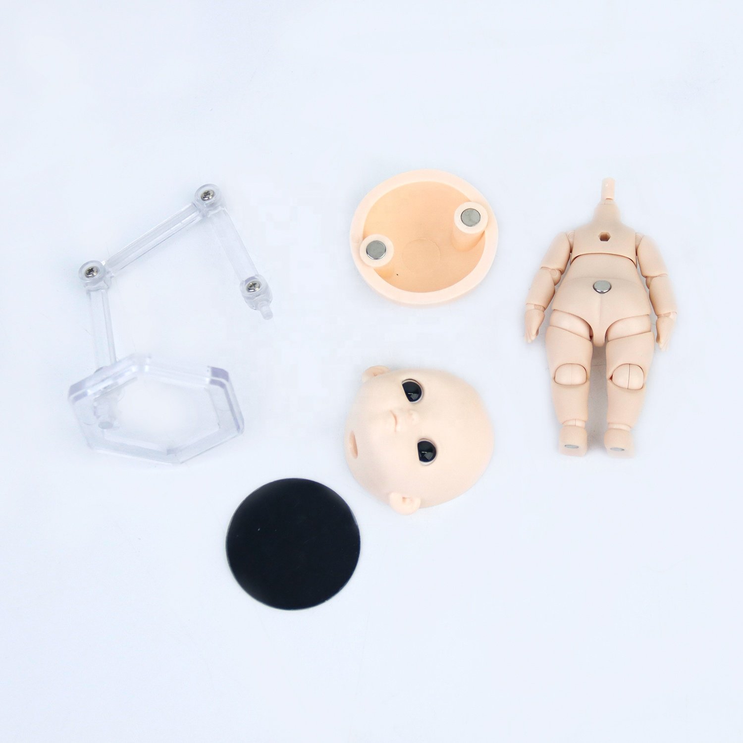 Popular Fashion 12cm Mini Cute Ball Jointed Toy Dol With Wigl Little Girl Play Game Christmas Gift BJD Princess Doll