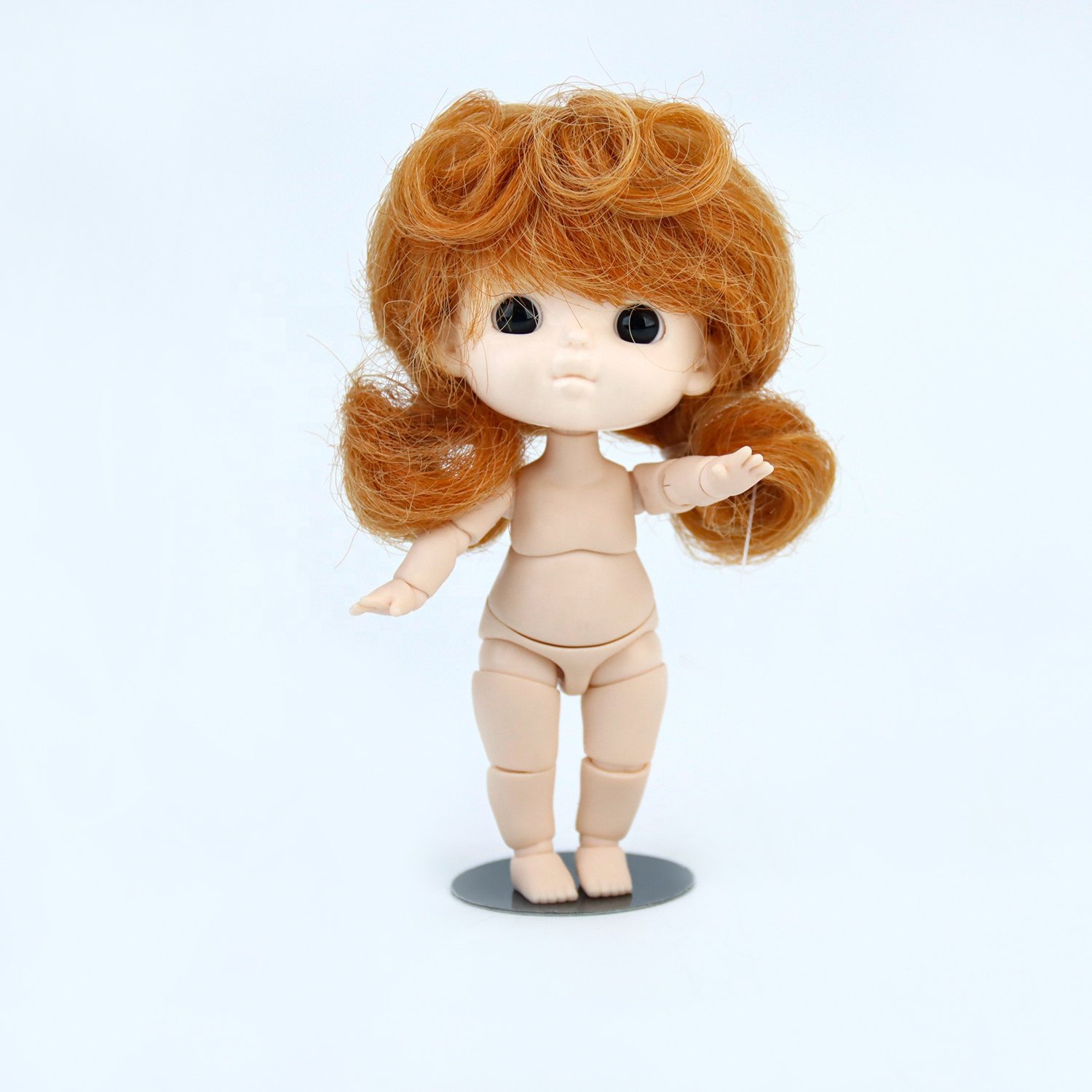 Popular Fashion 12cm Mini Cute Ball Jointed Toy Dol With Wigl Little Girl Play Game Christmas Gift BJD Princess Doll