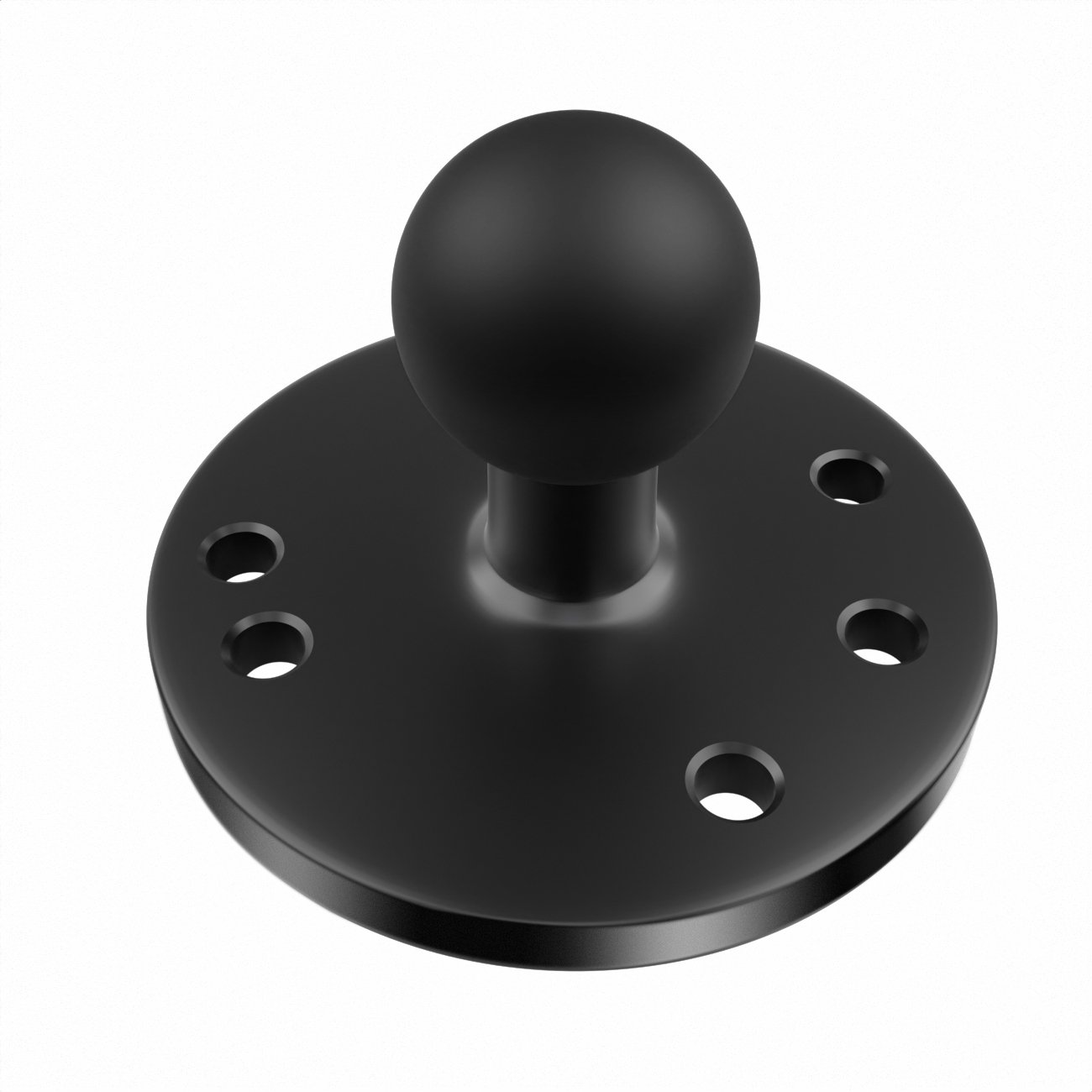 1 Inch Ball Base Mount 25mm Ball Joint AMPS Hole Pattern Round Base Aluminum Industrial Camera Device 25mm Ball Adapter