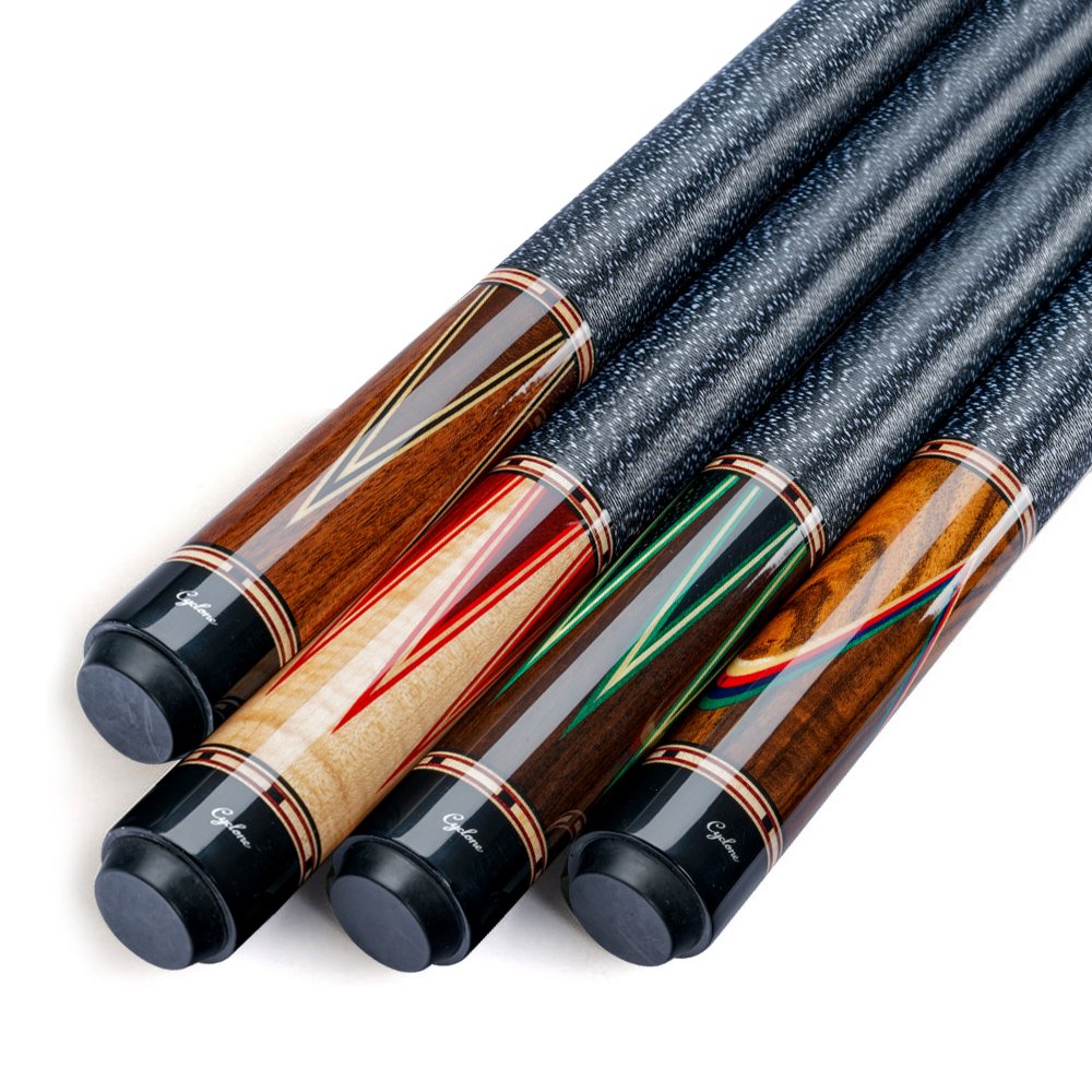 Cyclone Billiard Cue Stick Inlaid Carving Cue 13mm Tip 3*8/8 Radial Pin Handmade Professional Billiard Cue
