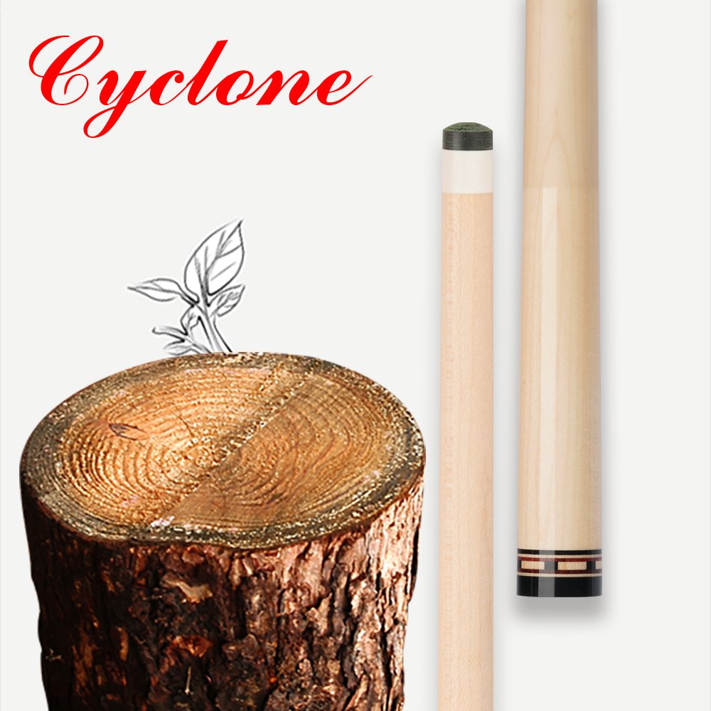 Cyclone Billiard Cue Stick Inlaid Carving Cue 13mm Tip 3*8/8 Radial Pin Handmade Professional Billiard Cue
