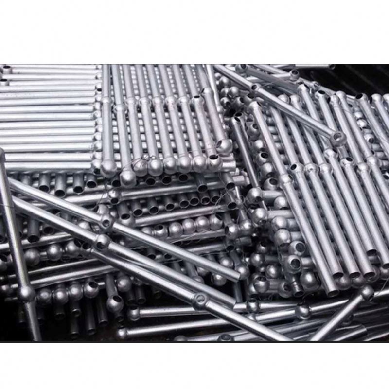 Hot Sale Bracket Wall Mounted Round Handrail Fitting Galvanized Steel Pipe Metal Handrails