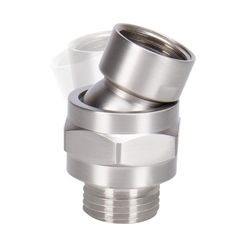 Factory Brass Shower Connector Swivel Ball Joint Adjustable Shower Arm Extension Component Shower Adapter