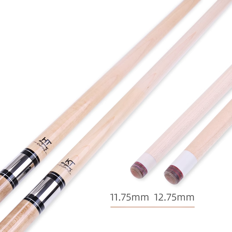 CUPPA Billiard Pool Cue Stick Eight Nine Ball Cues Maple Shaft Fast Joint Mapel Shaft 147cm Tip Size 11.75mm 12.75mm 19oz