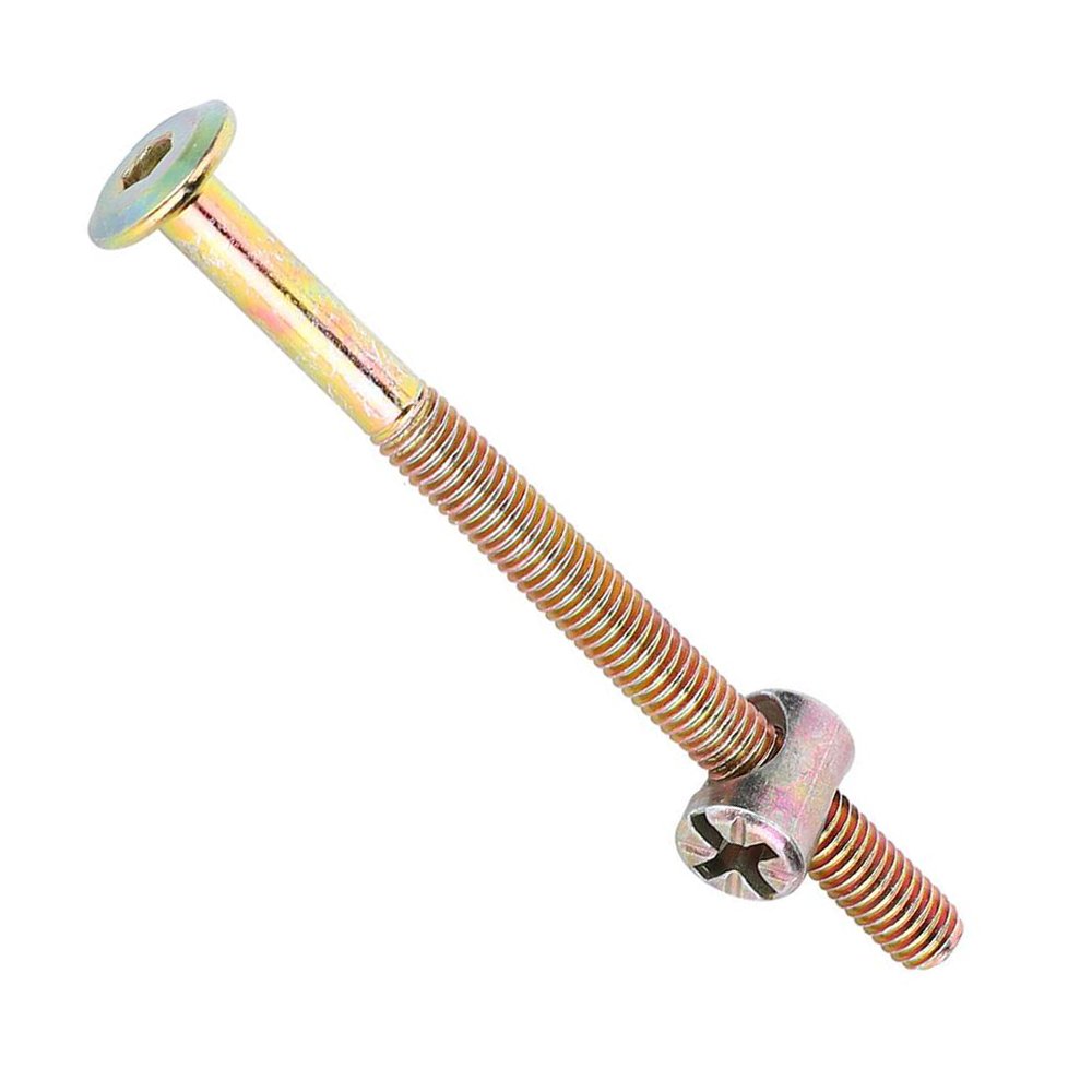 M5 M4*16 Large Pan Flat Head Wood Furniture Self Tapping Hardware Allen Screw with Cushion Hex Socket Connecting Bolt Screw M6