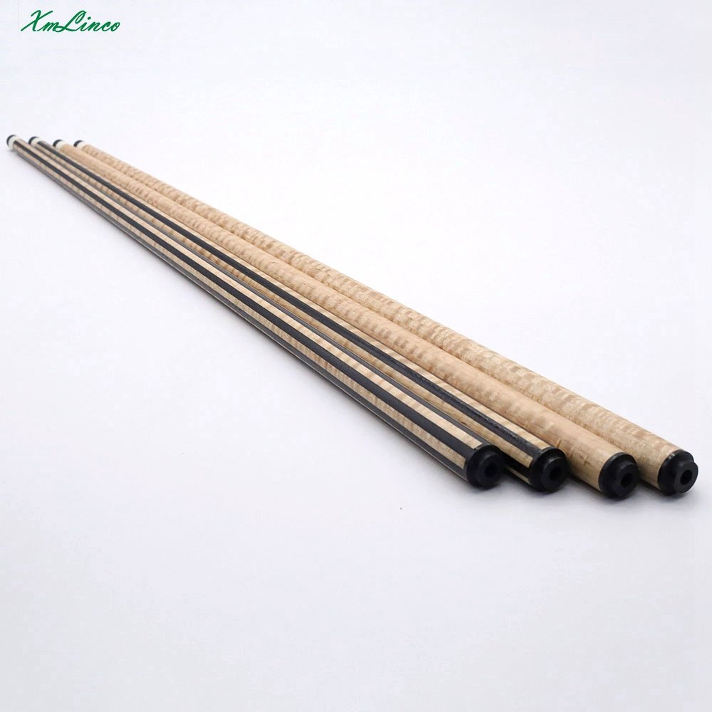 Xmlinco New Arrivals Curly Ebony 12pcs Laminated Shaft for Carom Billiard 3 Cushion Game Cue