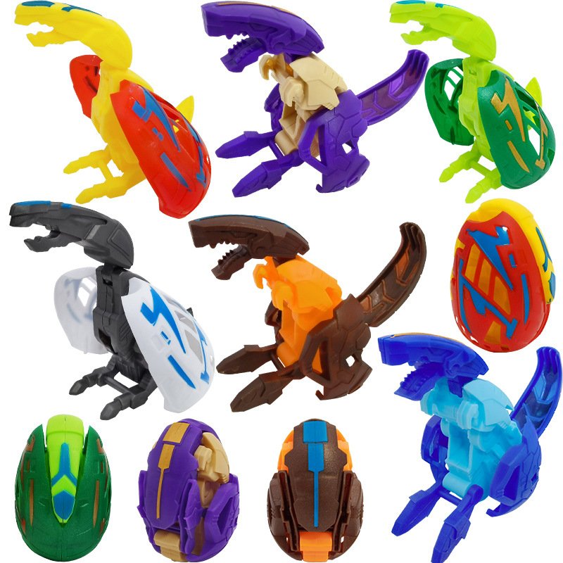 2025Wholesale Children's Deformation Dinosaur Egg Toys Simulation Dinosaur Deformation Egg Boy Deformation Egg Kindergarten Gift