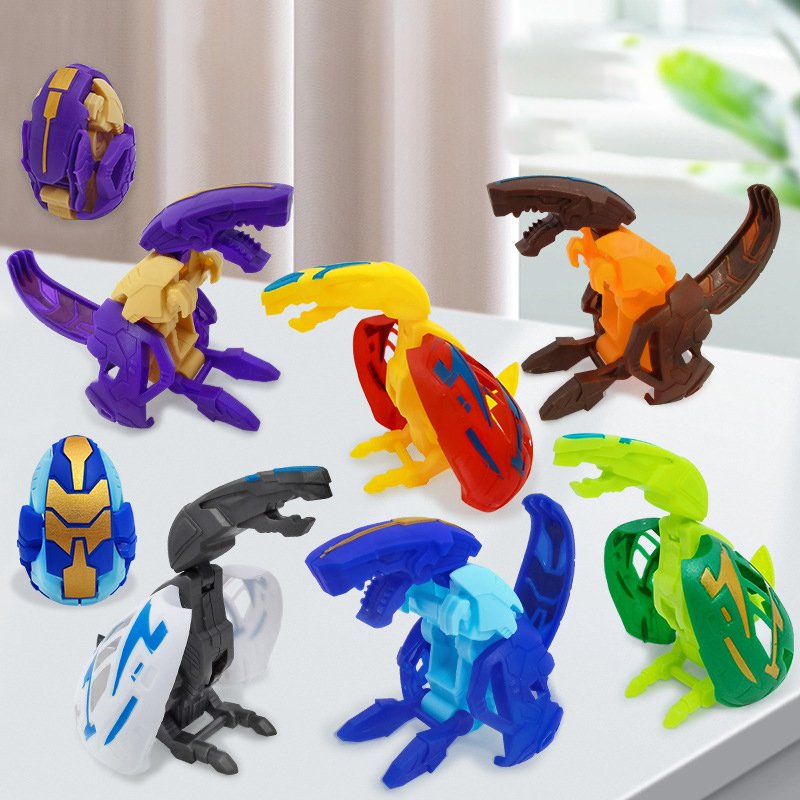 2025Wholesale Children's Deformation Dinosaur Egg Toys Simulation Dinosaur Deformation Egg Boy Deformation Egg Kindergarten Gift