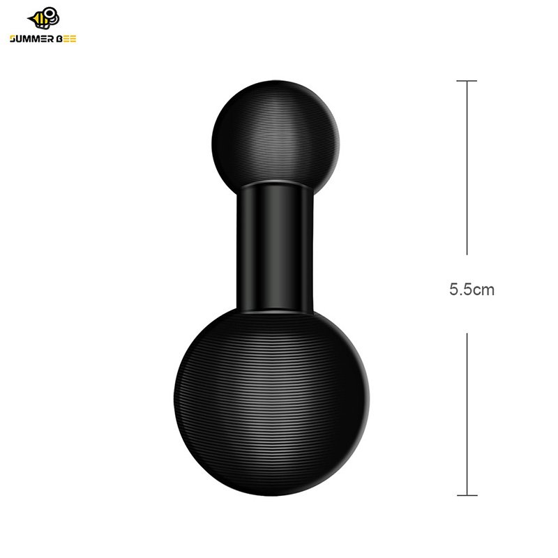 Summer Bee Dual Ball Socket Adapter 17mm/25mm to 17mm/25mm Composite Mounting Arm for Garmin GPS Action & Sports Camera Bracket